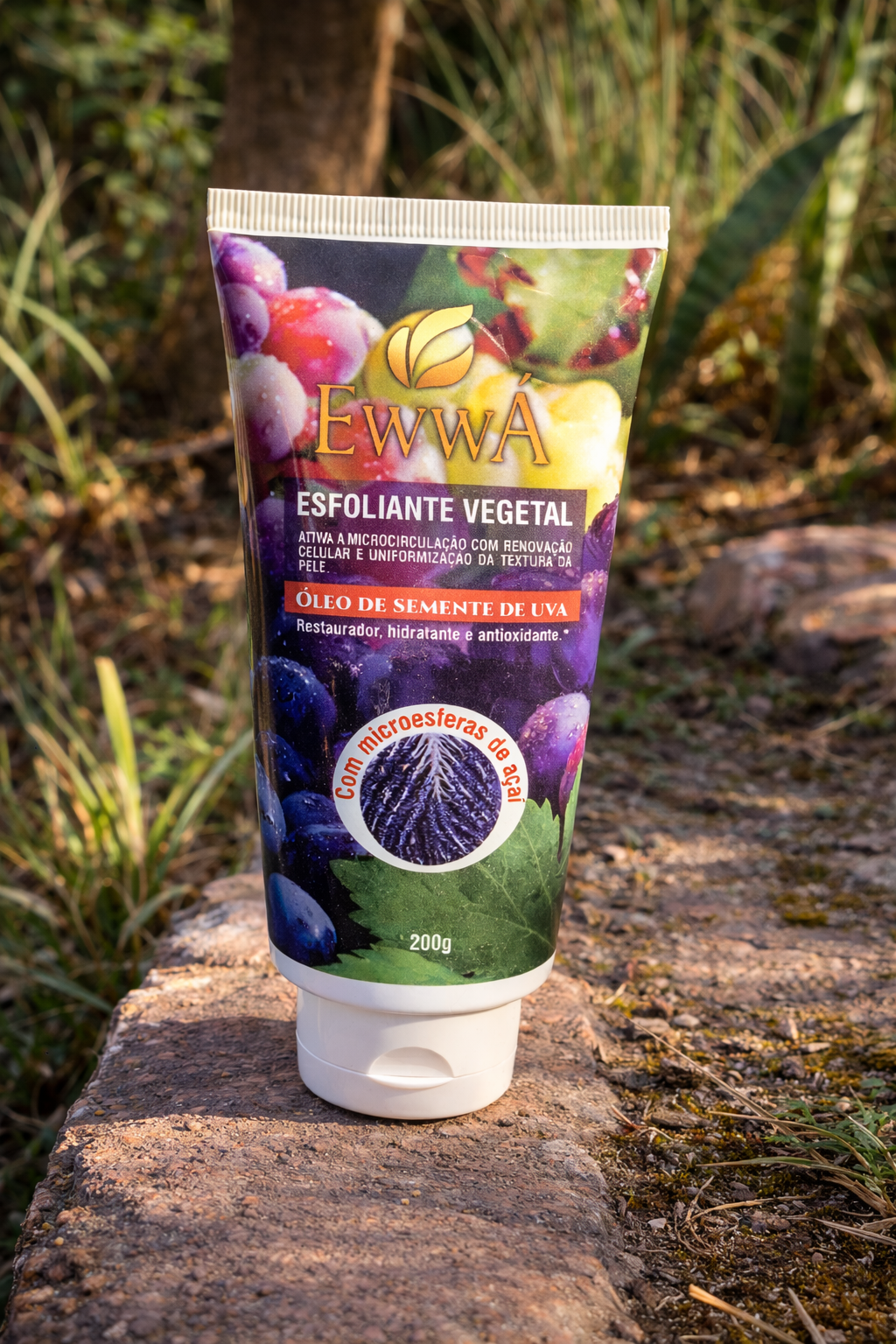 Gel Esfoliante Semente de Uva & Açaí 200g - Imagem 2