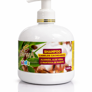 Shampoo Infantil Algodão e Aloe Vera para Cachos 250ml
