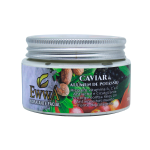 Hidratante Facial Caviar & Alúmen de Potássio 100g